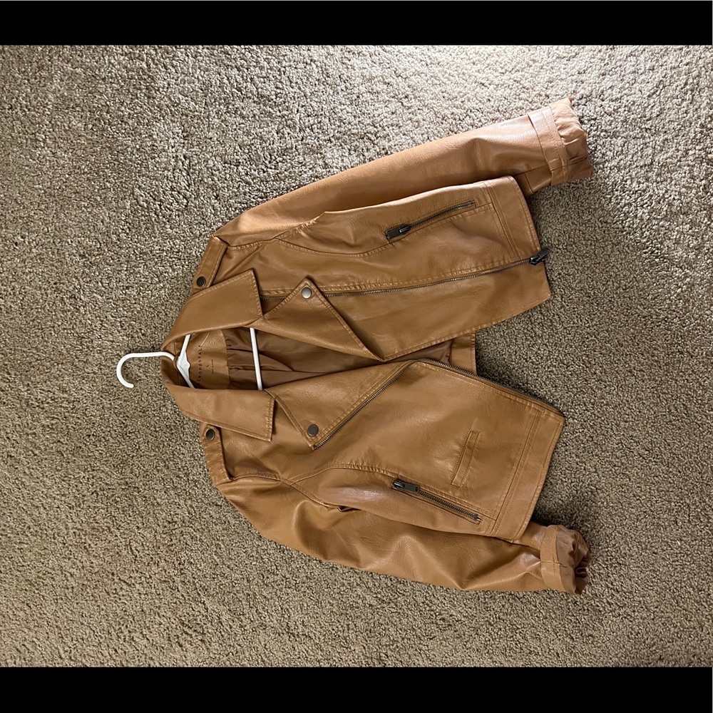 Aeropostale leather jacket